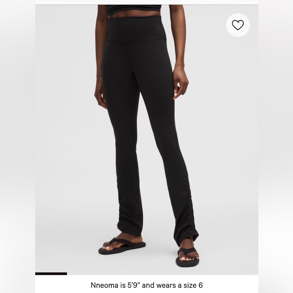 Lululemon Align Ruched-Leg Pant Black 4
